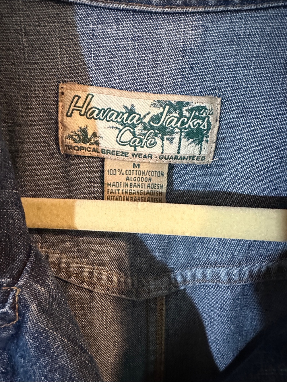 Denim Button-Front Jacket - Blue - Picture 2 of 3